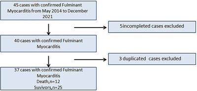 Myoglobin and left ventricular ejection fraction as predictive markers for death in children with fulminant myocarditis